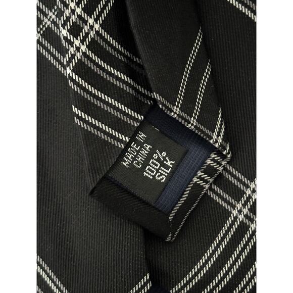 Michael Kors Silk Tie Black White - Picture 3 of 3